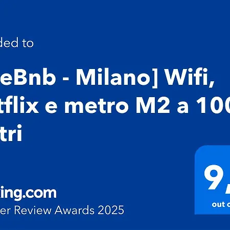 Ellebnb - Wifi, Netflix E Metro M2 A 100 Metri Lägenhet